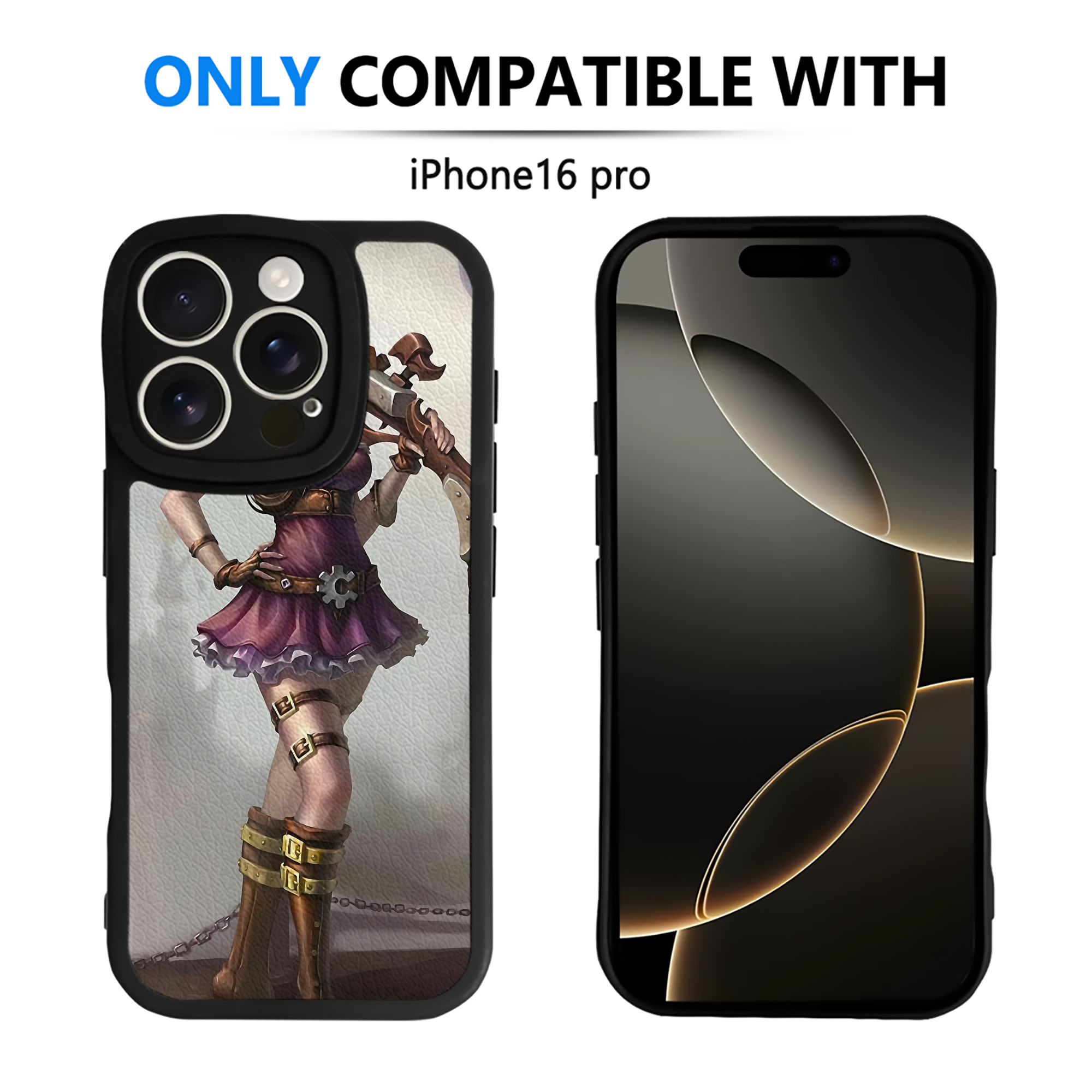 リーグ・オブ・レジェンド League of Legends LOL 【iPhone 16シリーズ対応】シリコンスマホケース（レザー調） 材質：シリコン